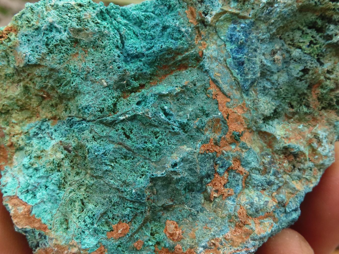 Natural Rough Blue Shattuckite Specimens  x 12 From Kaokoveld, Namibia - TopRock