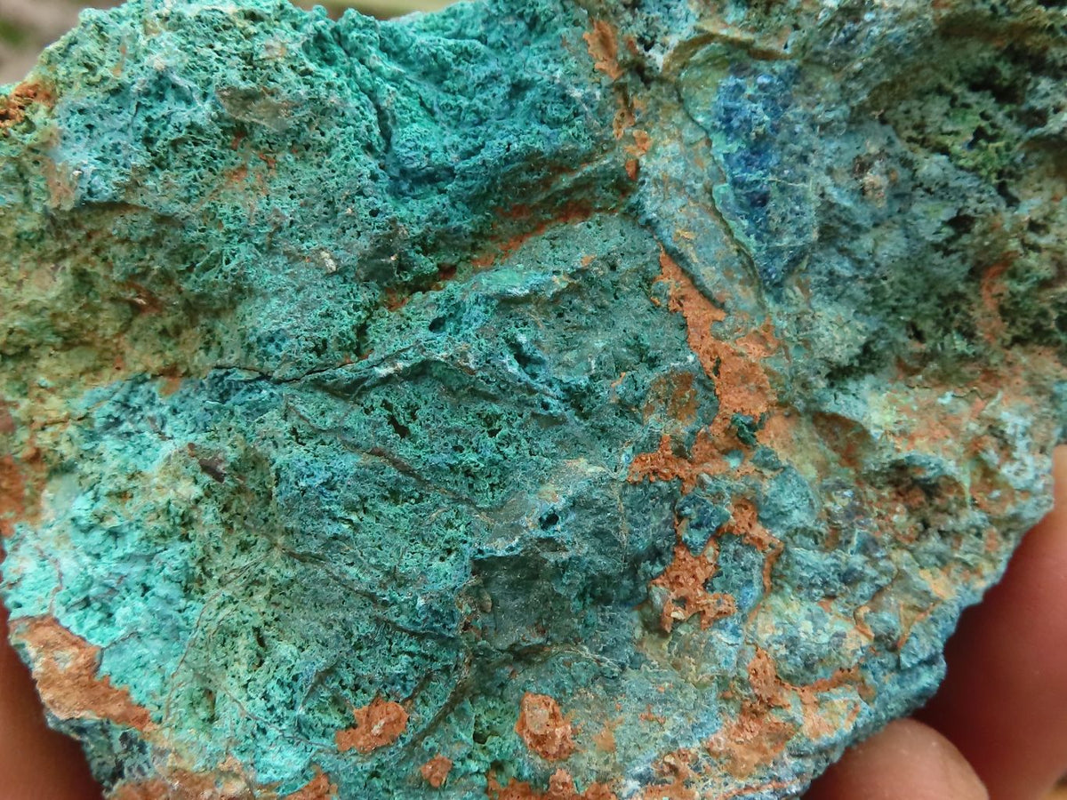 Natural Rough Blue Shattuckite Specimens  x 12 From Kaokoveld, Namibia - TopRock