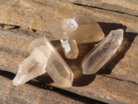 Natural Smokey Quartz Specimens With Tangerine Colouration  x 35 From Madagascar - Toprock Gemstones and Minerals 