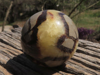 Polished Septarian (Calcite & Aragonite) Spheres x 6 From Mahajanga, Madagascar - TopRock