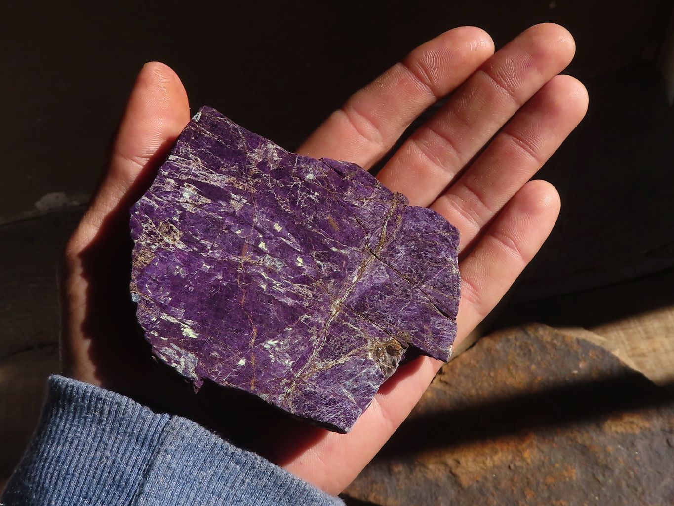 Polished  Metallic Purpurite Slices With Matte Finish x 6 From Erongo, Namibia - Toprock Gemstones and Minerals 
