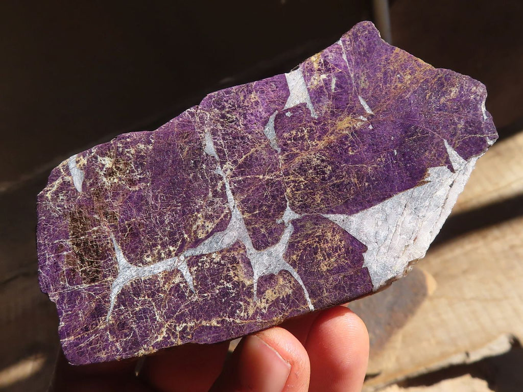 Polished  Metallic Purpurite Slices With Matte Finish x 6 From Erongo, Namibia - Toprock Gemstones and Minerals 