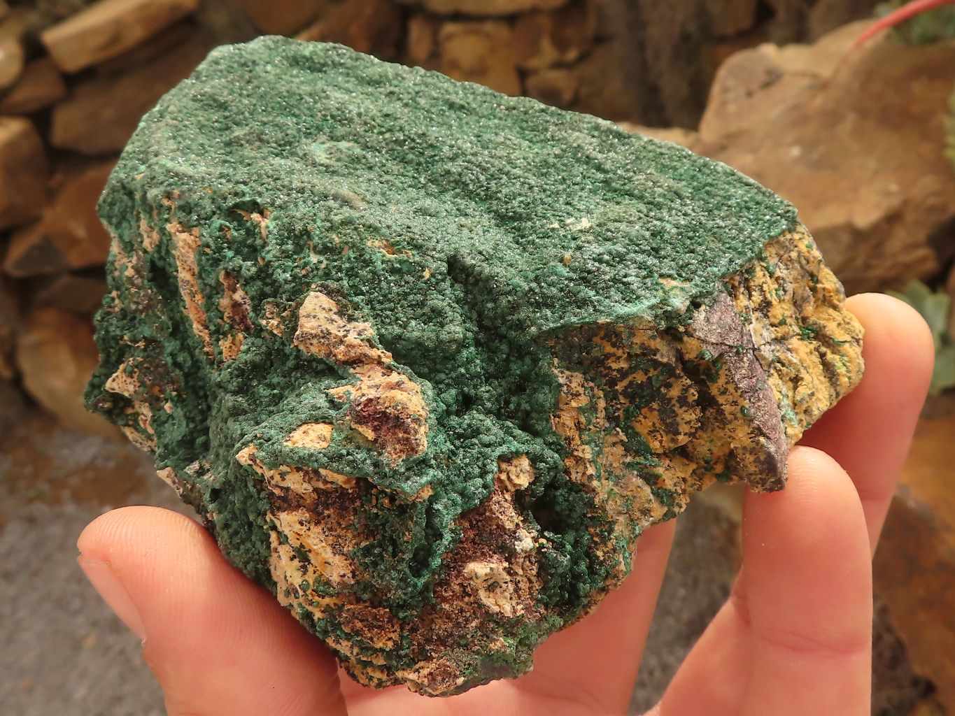 Natural Micro Botryoidal Crystalline Malachite Specimens x 4 From Tenk ...