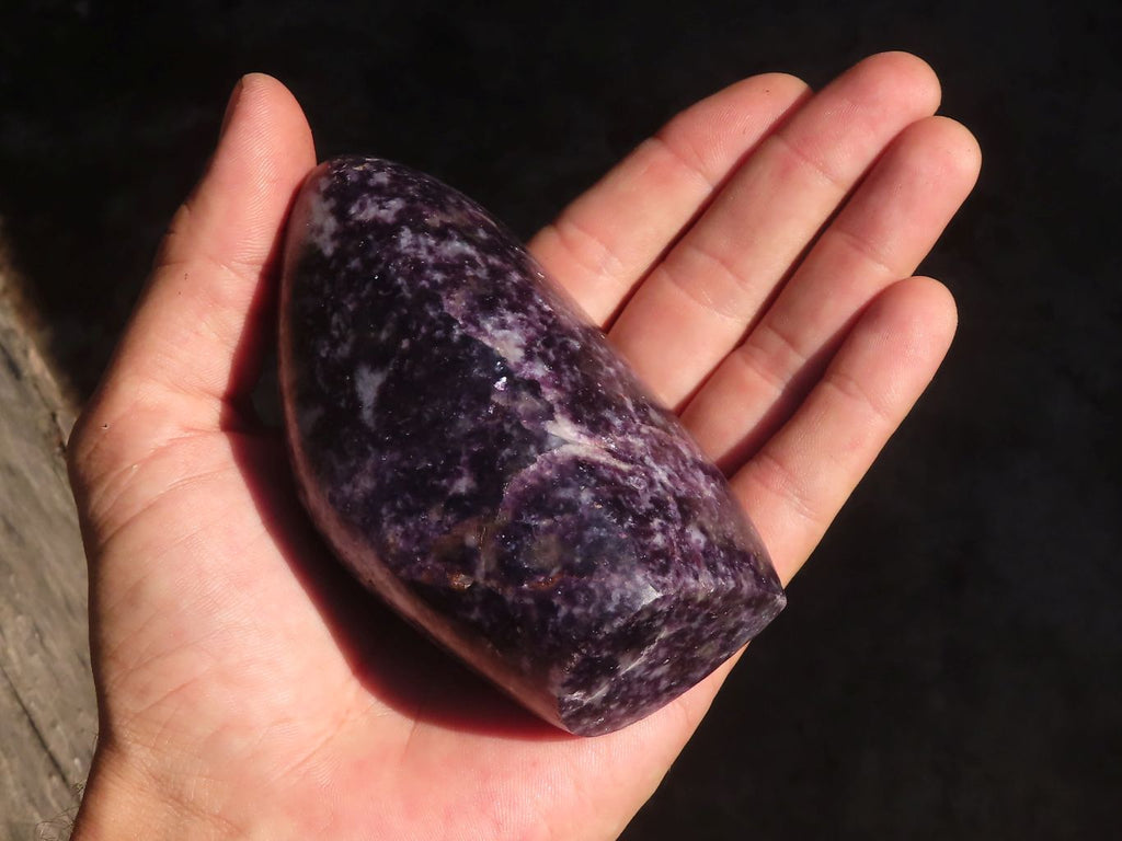 Polished Purple Lepidolite Free Forms  x 3 From Zimbabwe - Toprock Gemstones and Minerals 