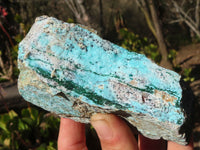 Natural Drusy Coated Chrysocolla & Malachite Dolomite Specimens x 4 From Likasi, Congo - Toprock Gemstones and Minerals 