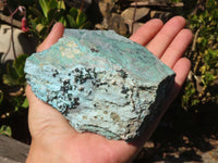 Natural Drusy Coated Chrysocolla & Malachite Dolomite Specimens x 4 From Likasi, Congo - Toprock Gemstones and Minerals 