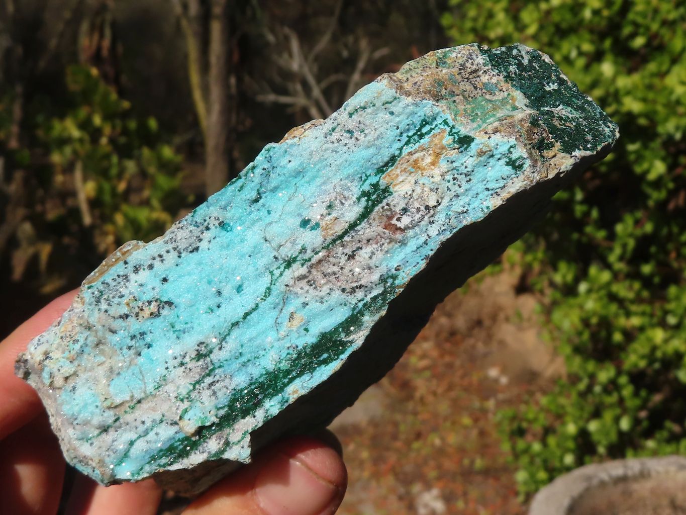 Natural Drusy Coated Chrysocolla & Malachite Dolomite Specimens x 4 From Likasi, Congo - Toprock Gemstones and Minerals 