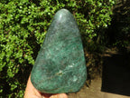 Polished Emerald Fuchsite Quartz Standing Free Form  x 1 From Madagascar - Toprock Gemstones and Minerals 