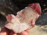 Natural Red Hematoid Quartz Crystals x 12 From Karoi, Zimbabwe - Toprock Gemstones and Minerals 