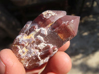 Natural Red Hematoid Quartz Crystals x 12 From Karoi, Zimbabwe - Toprock Gemstones and Minerals 