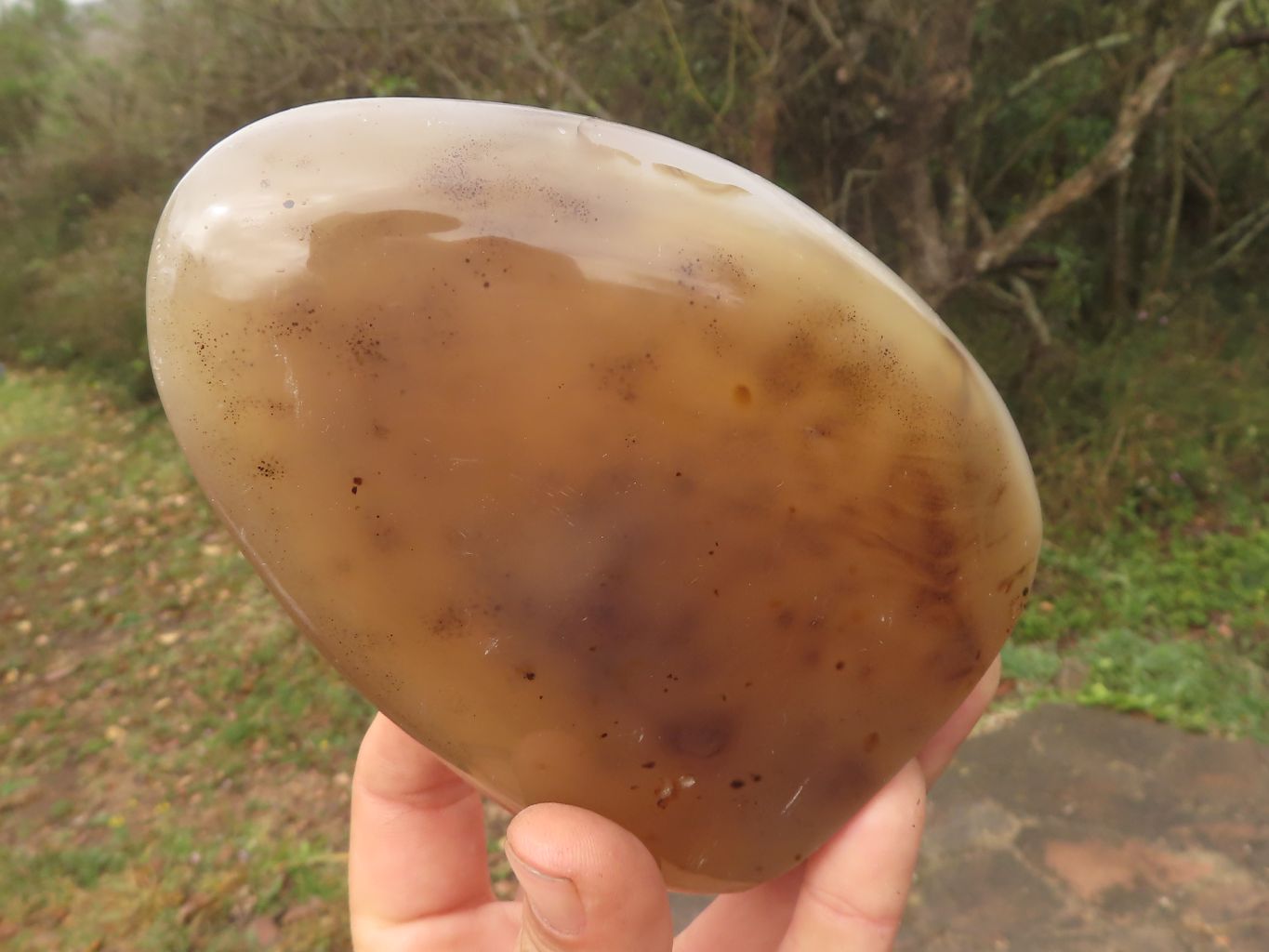Polished Trio Of Agate Standing Free Forms  x 3 From Madagascar - TopRock