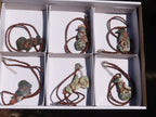 Polished  Copper Wire Wrapped Leopard Stone Eagle Pendants  x 6 From Zimbabwe - Toprock Gemstones and Minerals 