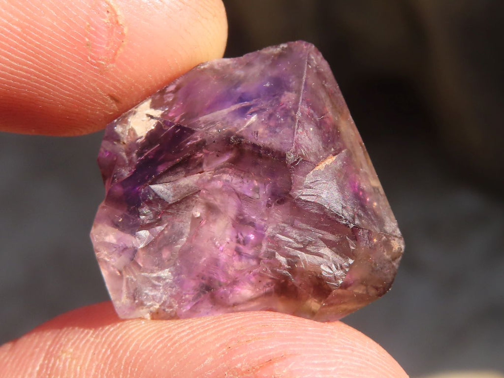 Natural Window Amethyst Crystals  x 70 From Chiredzi, Zimbabwe - Toprock Gemstones and Minerals 