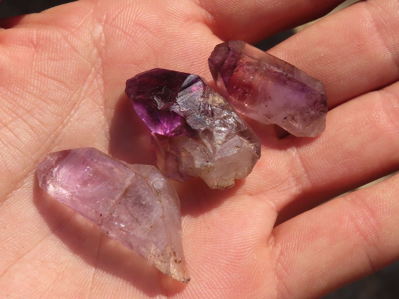 Natural Window Amethyst Crystals  x 70 From Chiredzi, Zimbabwe - Toprock Gemstones and Minerals 
