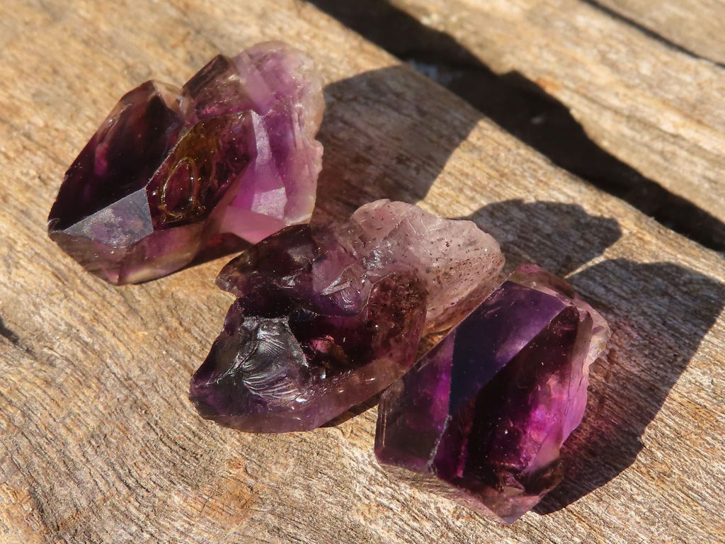 Natural Window Amethyst Crystals  x 70 From Chiredzi, Zimbabwe - Toprock Gemstones and Minerals 