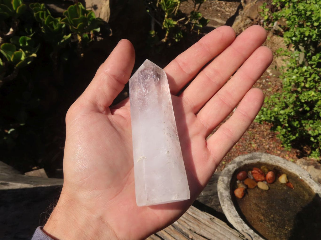 Polished Clear Quartz Crystal Points  x 6 From Madagascar - Toprock Gemstones and Minerals 