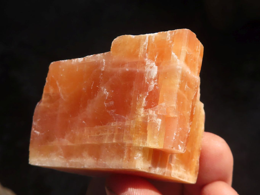 Natural New Sunset Orange Calcite Specimens  x 24 From Spitzkoppe, Namibia - Toprock Gemstones and Minerals 