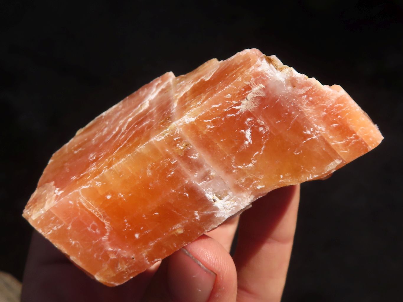 Natural New Sunset Orange Calcite Specimens  x 24 From Spitzkoppe, Namibia - Toprock Gemstones and Minerals 