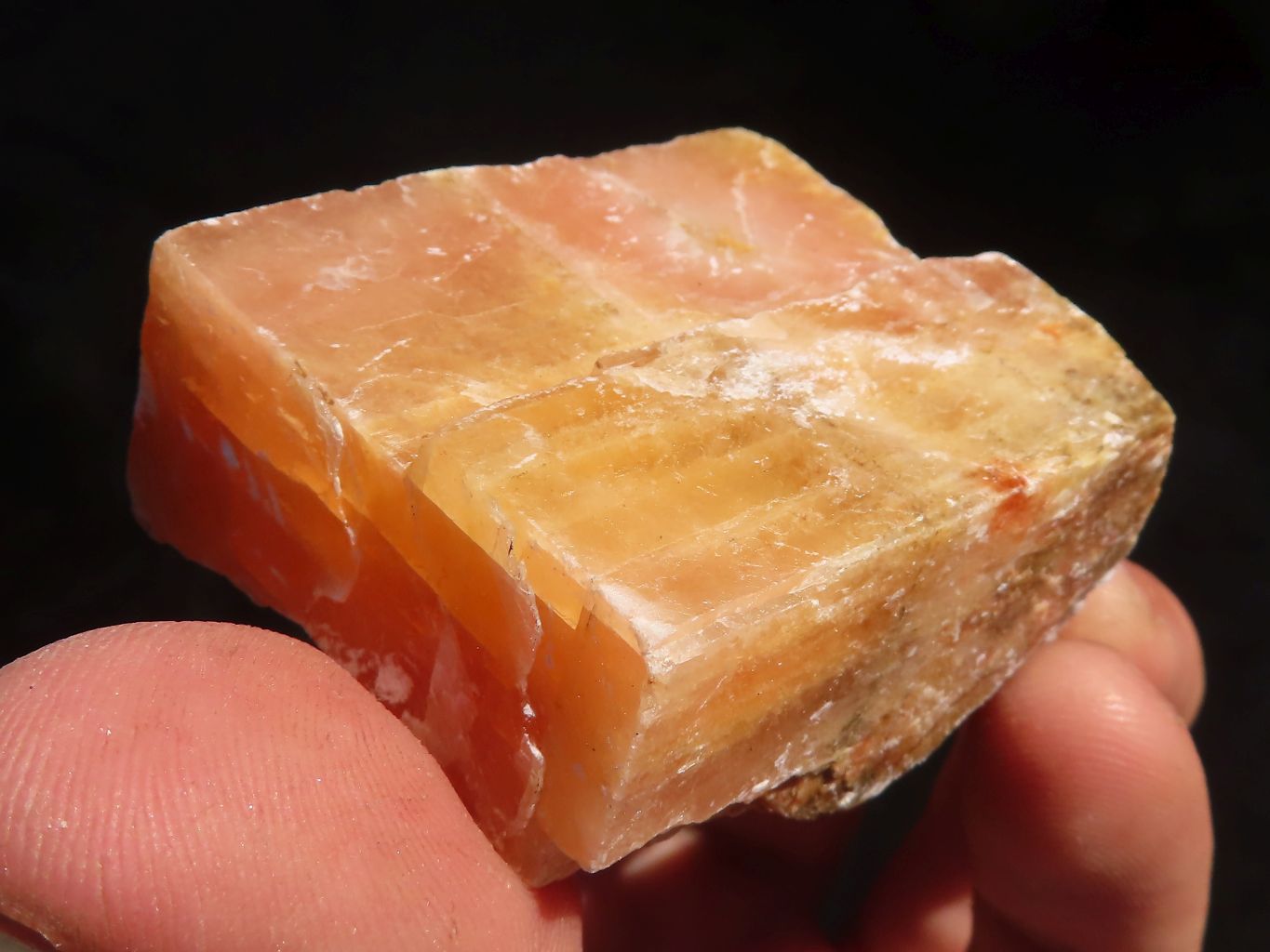 Natural New Sunset Orange Calcite Specimens  x 24 From Spitzkoppe, Namibia - Toprock Gemstones and Minerals 