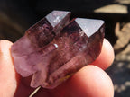 Natural Smokey Amethyst Crystals  x 12 From Chiredzi, Zimbabwe - Toprock Gemstones and Minerals 