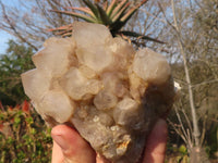 Natural Cascading Smokey Quartz Clusters x 2 From Luena, Congo - Toprock Gemstones and Minerals 