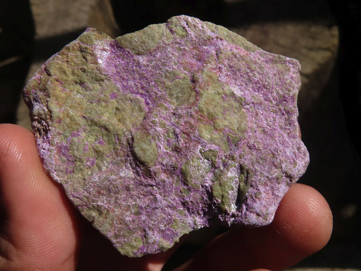 Natural Rough Stichtite & Serpentine Specimens x 13 From Barberton, South Africa - Toprock Gemstones and Minerals 