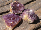 Natural Small Dark "Amethystos" Amethyst Clusters  x 63 From Kwaggafontein, South Africa - TopRock