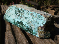 Natural Drusy Chrysocolla & Malachite Dolomite Specimens x 6 From Likasi, Congo - Toprock Gemstones and Minerals 