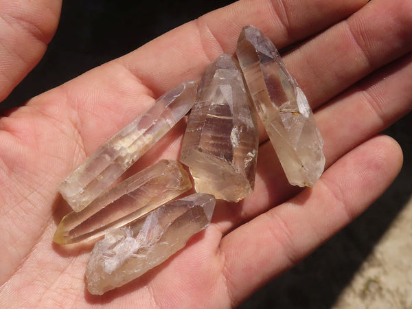 Natural Clear Smokey Quartz Crystals  x 1.9 Kg Lot From Zimbabwe - TopRock