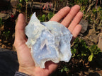 Natural Etched Blue Chalcedony Specimens  x 3 From Nsanje, Malawi - Toprock Gemstones and Minerals 
