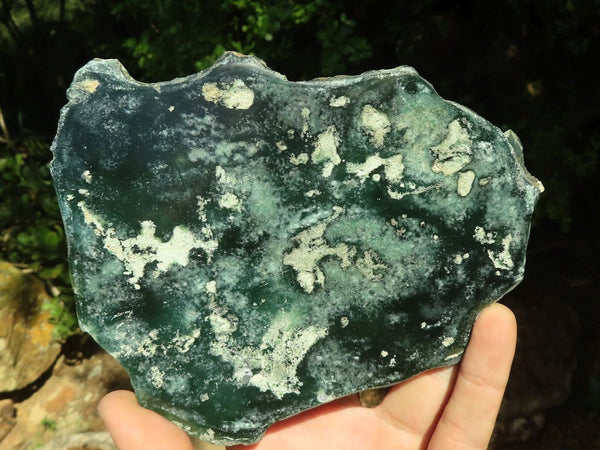 Polished Green Mtorolite / Emerald Chrome Chrysoprase Plates  x 2 From Mutorashanga, Zimbabwe - TopRock