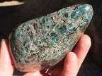 Polished Emerald Mica In Matrix Standing Free Forms x 2 From Mutoko, Zimbabwe - Toprock Gemstones and Minerals 