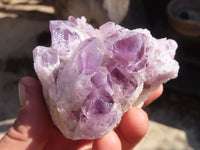 Natural Sugar Amethyst Clusters x 6 From Solwezi, Zambia