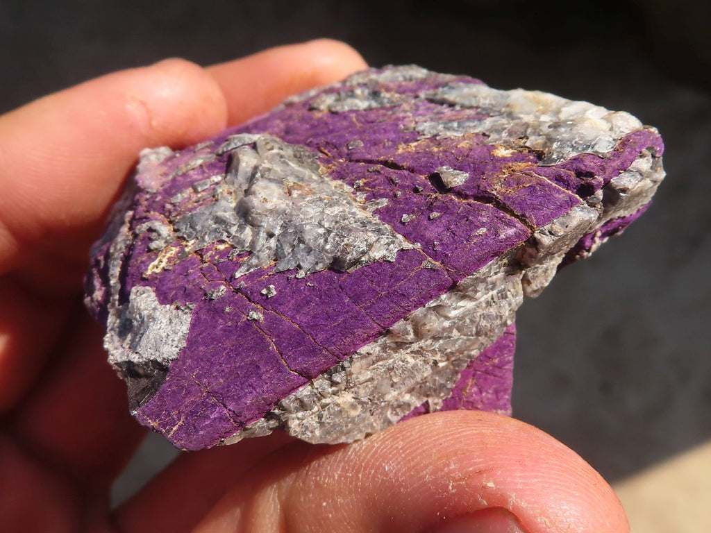Natural Metallic Purpurite Cobbed Specimens x 6 From Erongo, Namibia - Toprock Gemstones and Minerals 