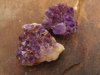 Natural Small Dark "Amethystos" Amethyst Clusters x 80 From Kwaggafontein, South Africa - TopRock