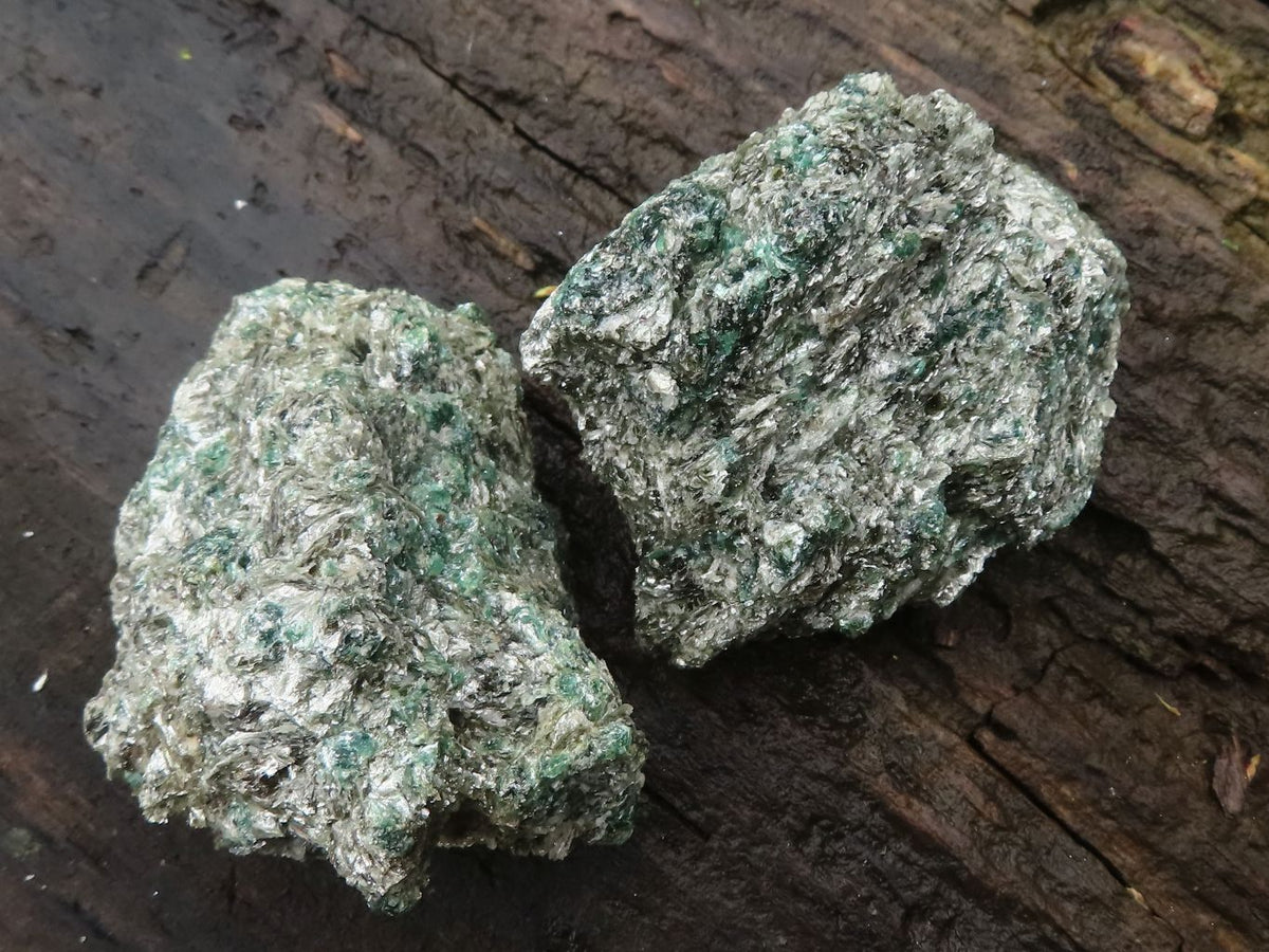 Natural Green Emerald In Matrix Specimens  x 12 From Sandawana, Zimbabwe - TopRock