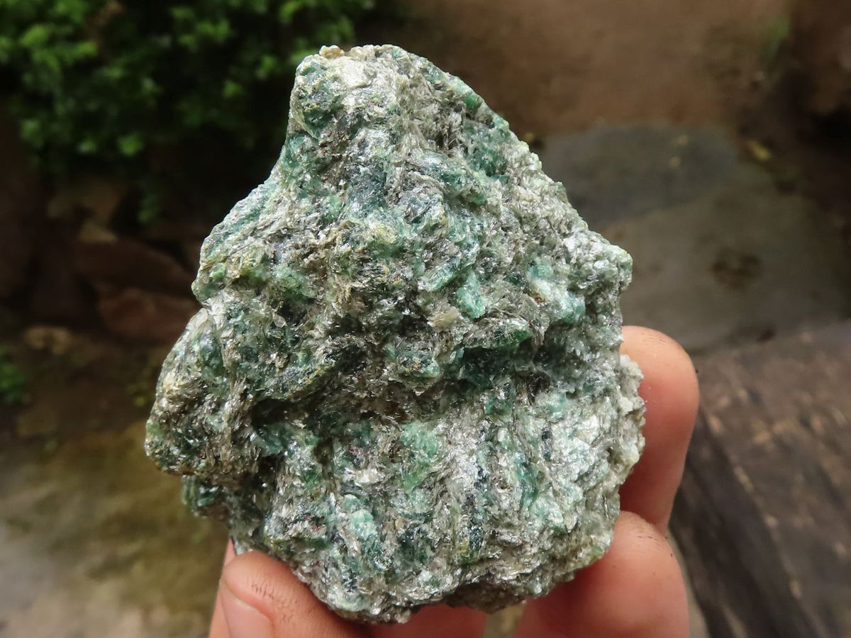 Natural Green Emerald In Matrix Specimens  x 12 From Sandawana, Zimbabwe - TopRock