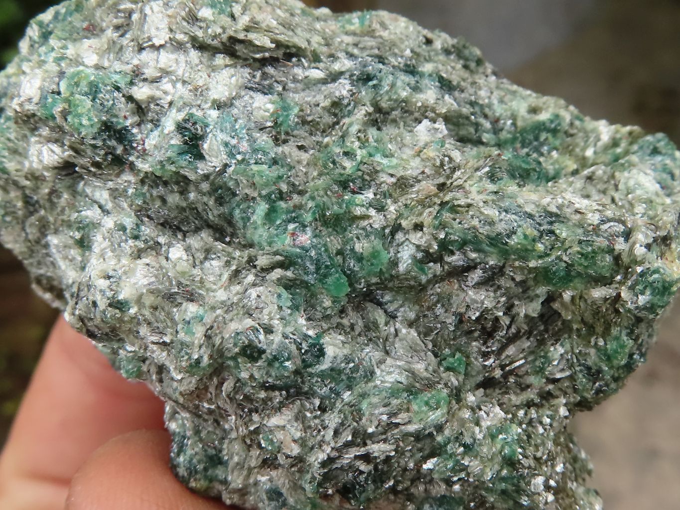 Natural Green Emerald In Matrix Specimens  x 12 From Sandawana, Zimbabwe - TopRock