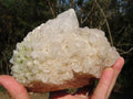 Natural Trio of Quartz Clusters with Mixed Colour Hues x 3 From Madagascar - TopRock