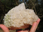 Natural Trio of Quartz Clusters with Mixed Colour Hues x 3 From Madagascar - TopRock