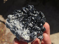 Natural Schorl Black Tourmaline Specimens x 2 From Erongo, Namibia