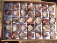 Natural Smokey Hematoid Quartz Crystals  x 35 From Ambositra, Madagascar - Toprock Gemstones and Minerals 