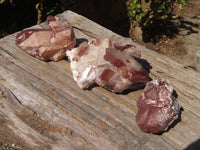 Natural Red Hematoid Quartz Specimens x 12 From Karoi, Zimbabwe - Toprock Gemstones and Minerals 