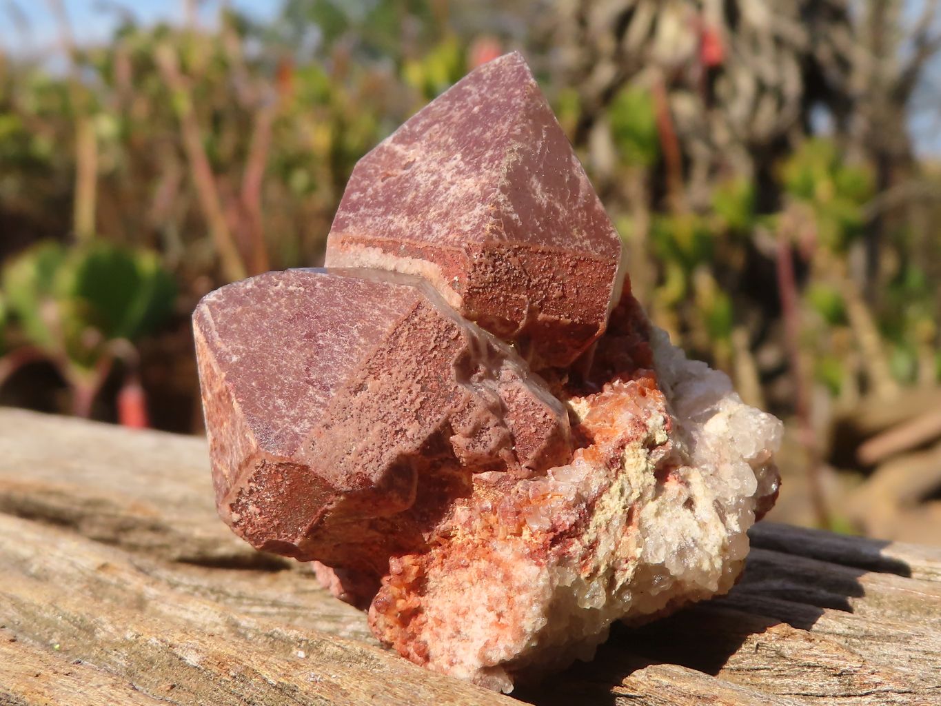Natural Smokey Hematoid Quartz Crystals  x 35 From Ambositra, Madagascar - Toprock Gemstones and Minerals 
