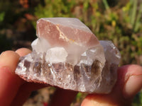 Natural Smokey Hematoid Quartz Crystals  x 35 From Ambositra, Madagascar - Toprock Gemstones and Minerals 
