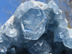 Natural Blue Celestite Geode Specimen x 1 From Sakoany, Madagascar - Toprock Gemstones and Minerals 