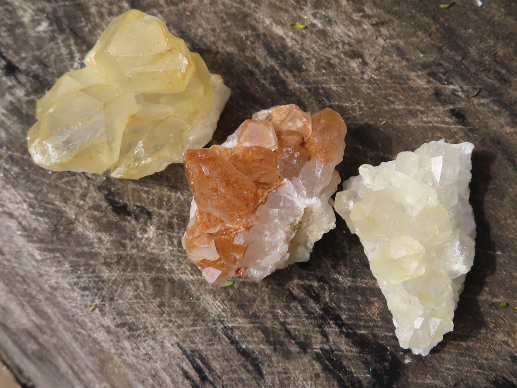 Natural Mini Golden Limonite Quartz Clusters  x 70 From Zambia - Toprock Gemstones and Minerals 