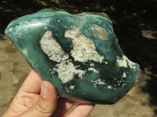 Polished Emerald Mtorolite / Chrysoprase Plates  x 4 From Mutorashanga, Zimbabwe - TopRock
