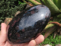 Polished Sparkling Blue Iolite / Water Sapphire Standing Free Forms  x 3 From Madagascar - TopRock