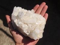 Natural White Phantom Quartz Specimens  x 2 From Madagascar - Toprock Gemstones and Minerals 